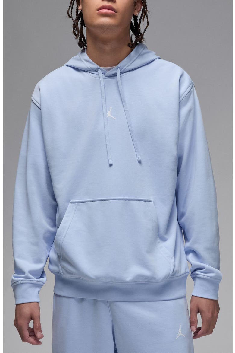 Jordan Sport Dri-FIT Fleece Hoodie, Main, color, HYDROGEN BLUE/ WHITE
