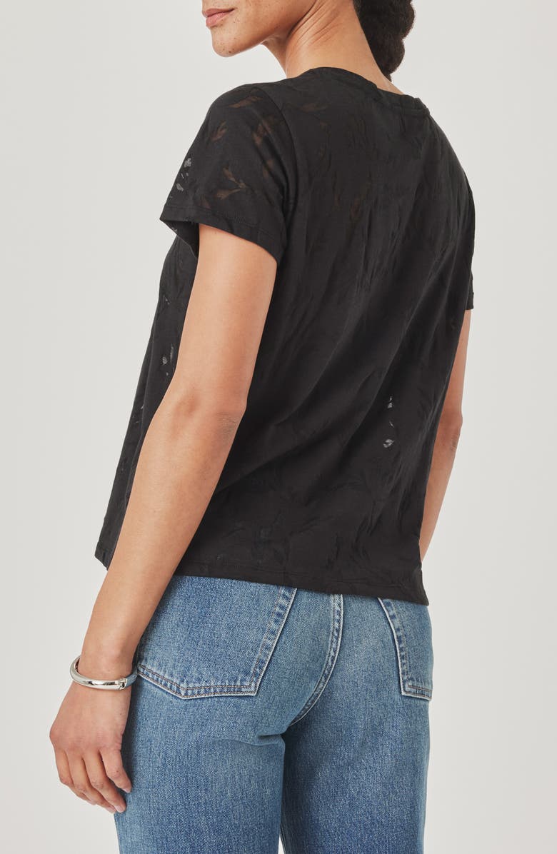 Splendid Air Burnout T-Shirt, Alternate, color, Black Windswept