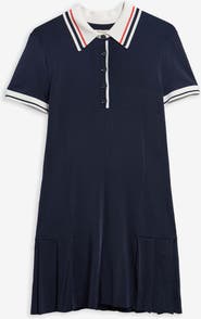 Barbour Hollington Knit Polo Minidress