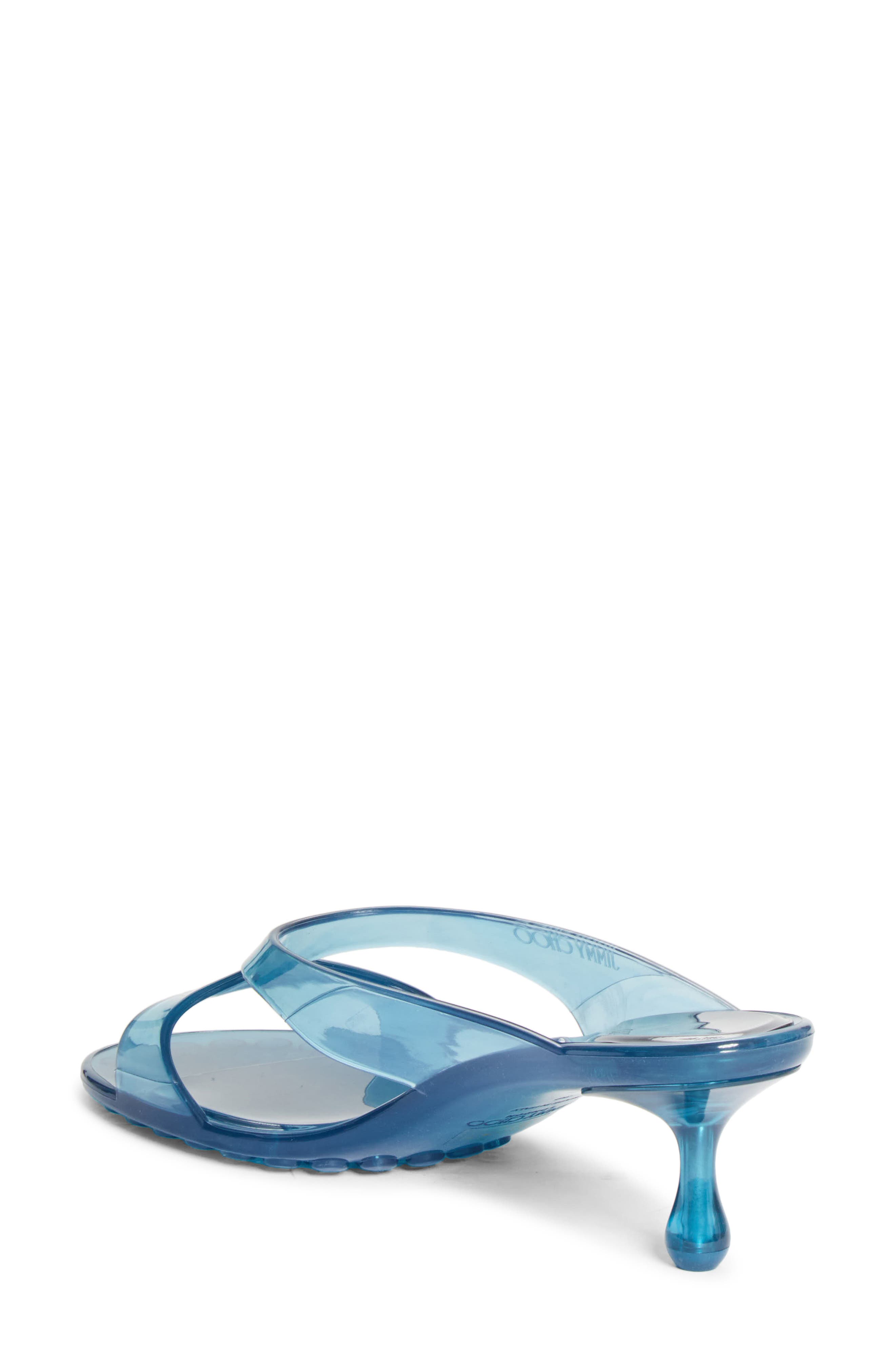 Jelly Drop Slide Sandal, Alternate, color, LIGHT LAGOON