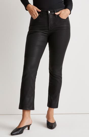 Kick Out Coated Crop Jeans
