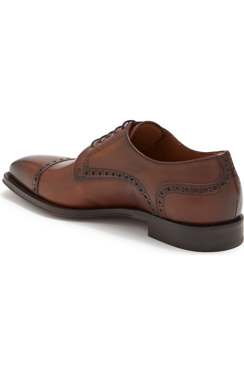 ANTONIO MAURIZI Leather Cap Toe Derby, Alternate, color,