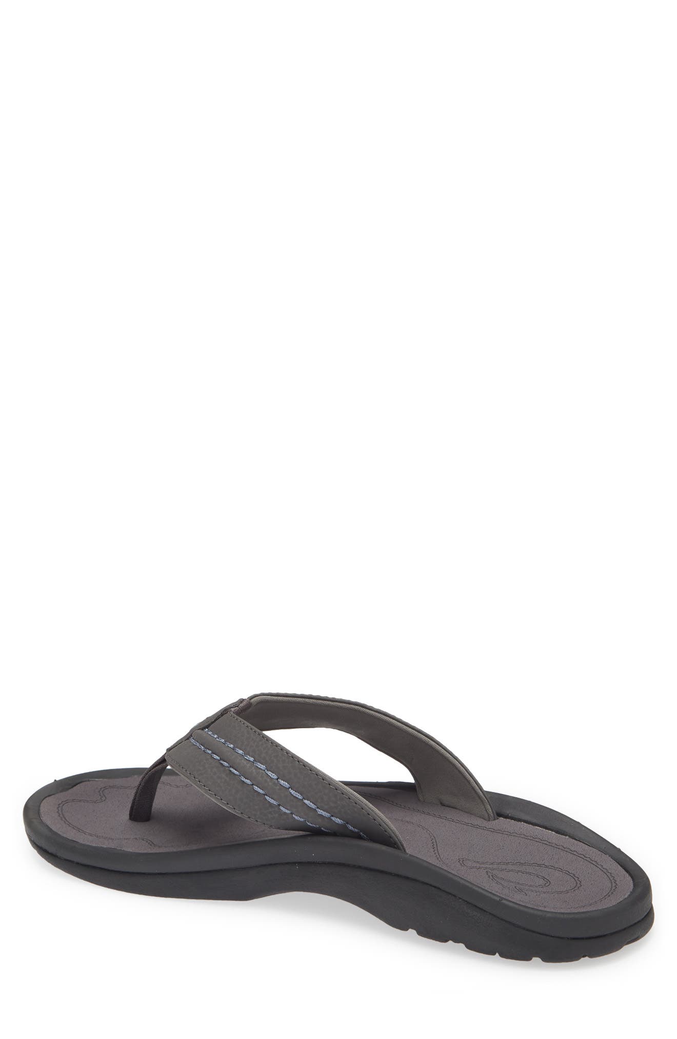 OluKai Hokua Flip Flop, Alternate, color, Pavement / Pavement