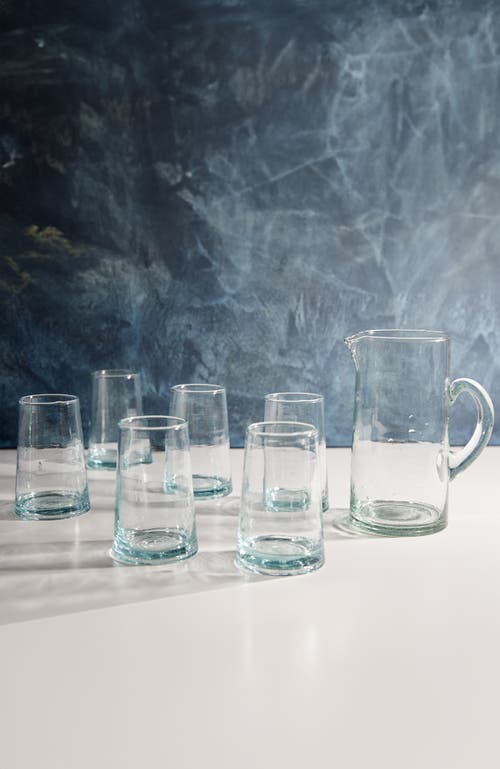 Verve Culture Moroccan Cone Glass Large In Clear