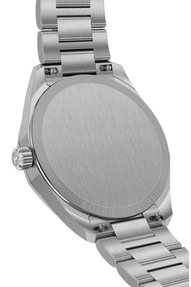 PRC 100 Solar Quartz Bracelet Watch, 39mm, Alternate, color, ICE BLUE