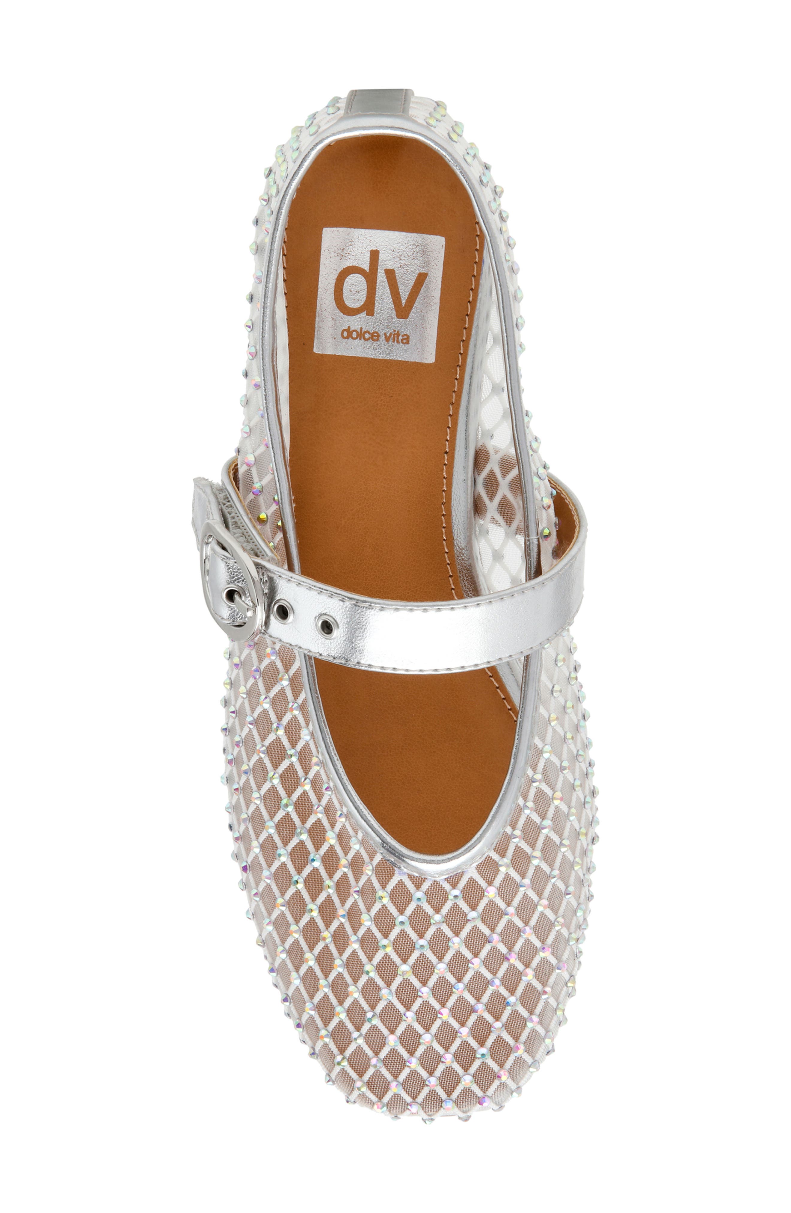 DV by Dolce Vita Bubby Mary Jane Flat, Alternate, color, Silver