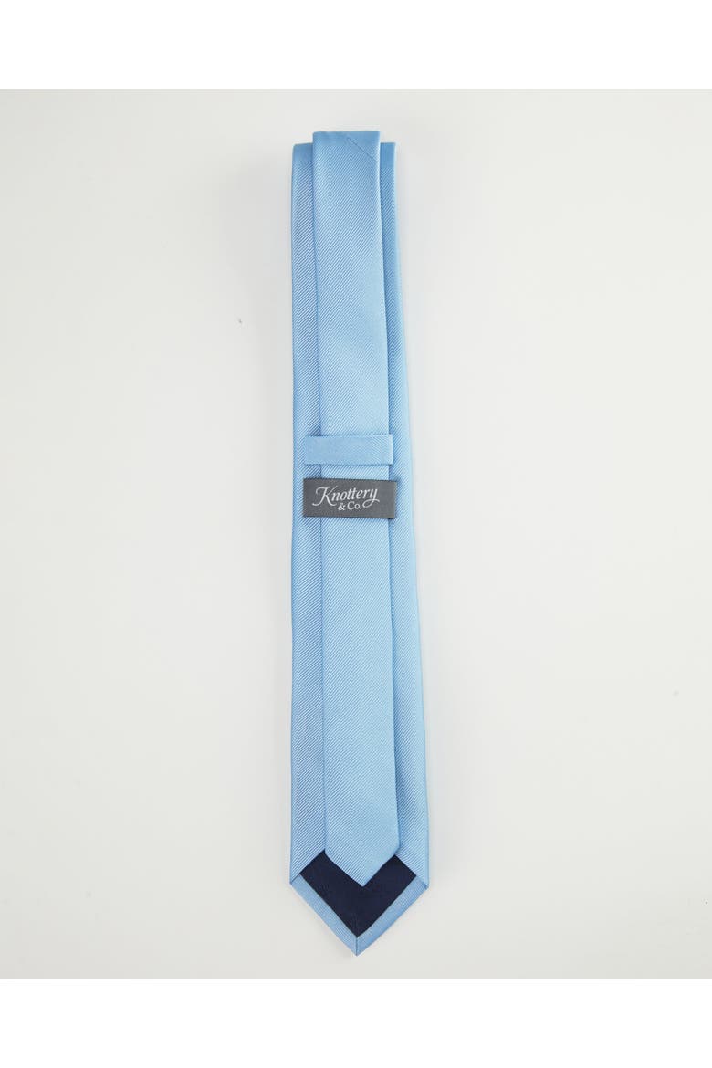Twill Silk Tie, Alternate, color, Sky Blue