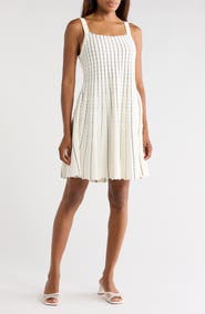 Rebecca Taylor Dorothy Knit Fit & Flare Dress