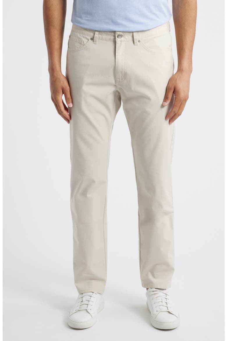 Crown Comfort Signature Sateen Five-Pocket Pants, Main, color, STONE