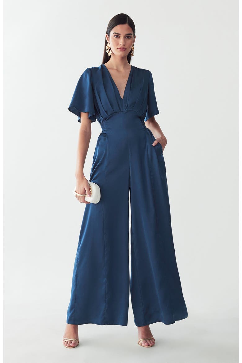 Fabian Jumpsuit, Alternate, color, Navy Blue