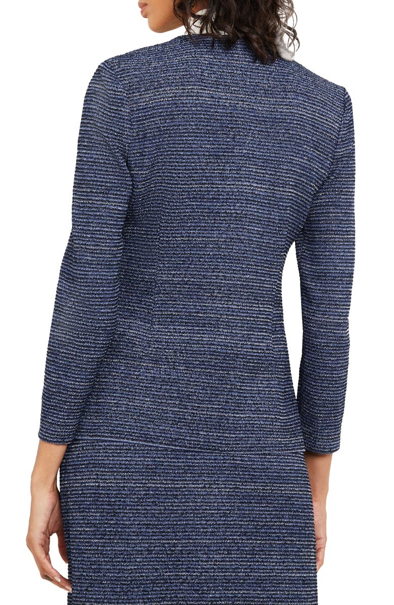 Misook Metallic Tweed Jacket, Alternate, color, 