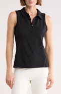 Zella Replay Half Zip Polo Tank