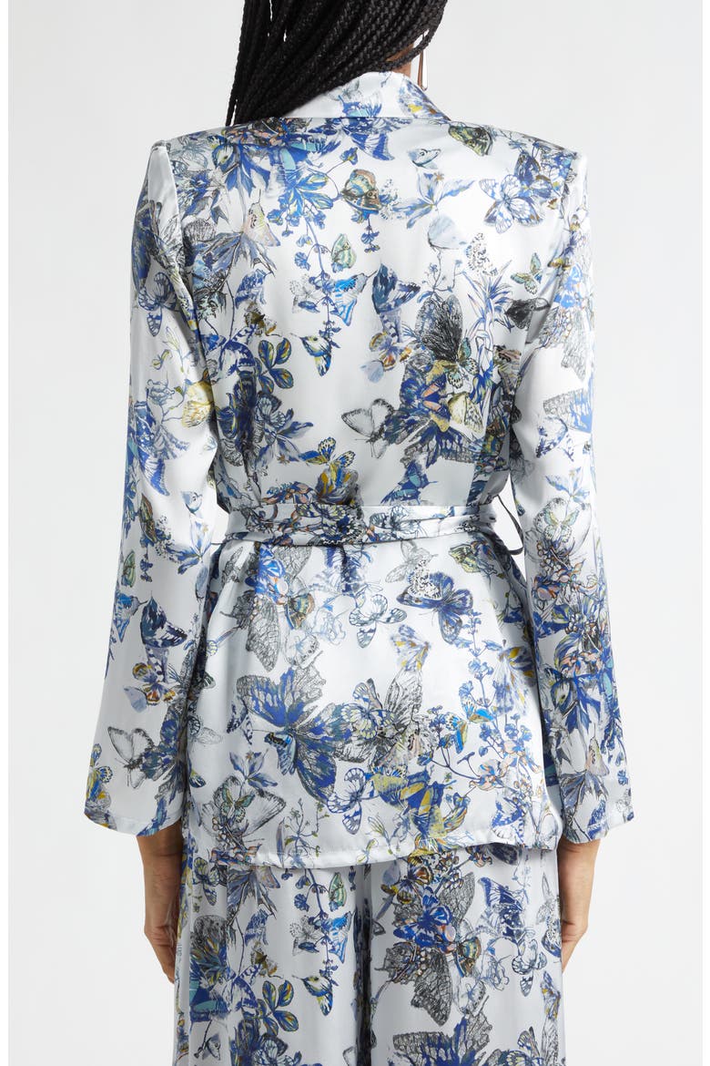 Ciara Silk Wrap Jacket, Alternate, color, GRAY MULTI WATERCOLR