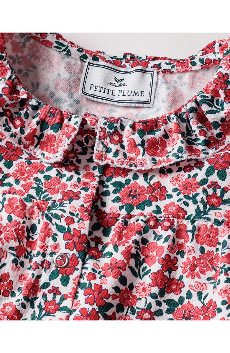 Petite Plume Fleurs Des Bois Madeline Long Sleeve One-Piece Pajamas, Alternate, color, 