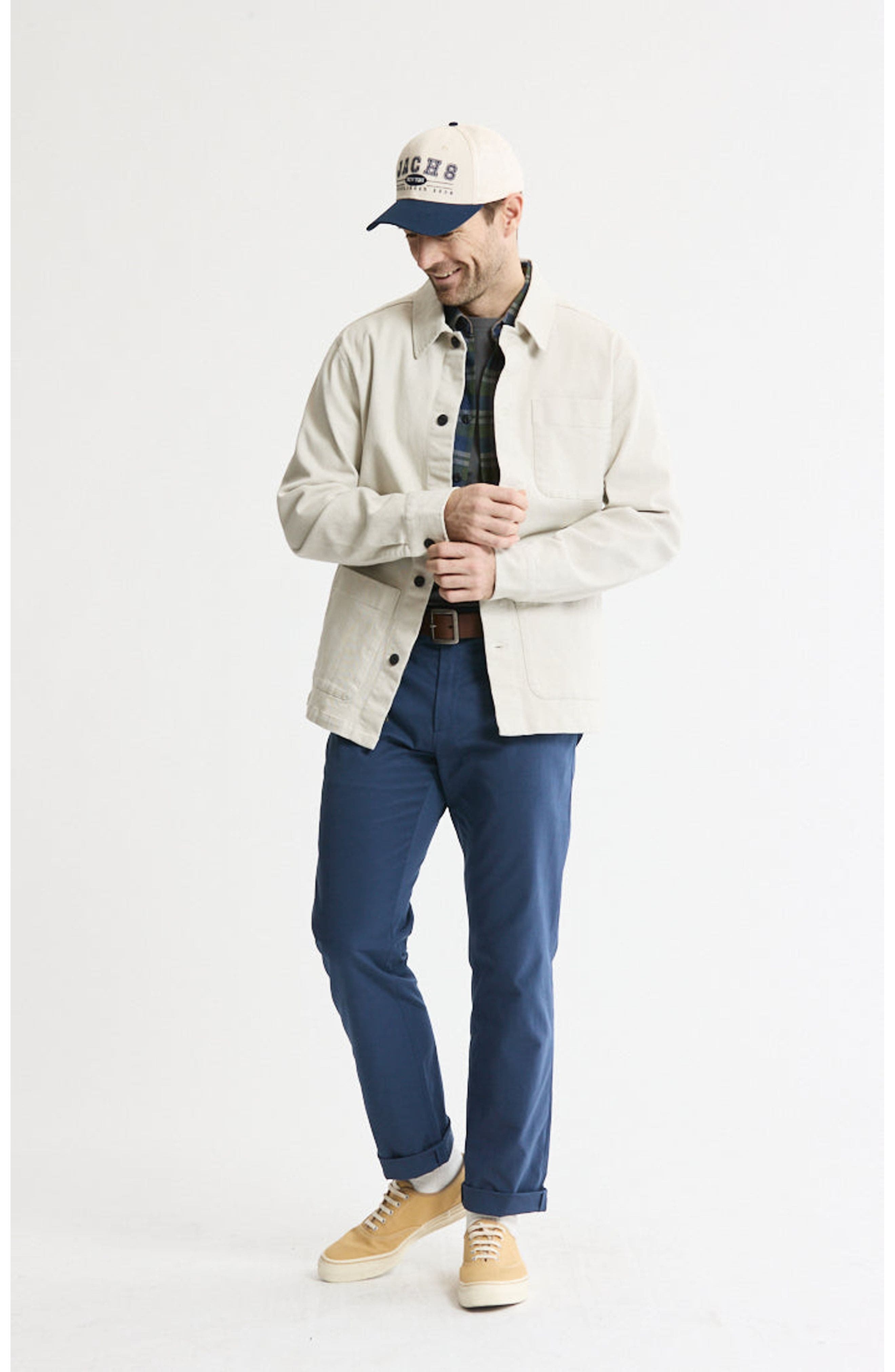 Jachs NY Brushed Bull Denim Chore Coat (Men) | Nordstrom