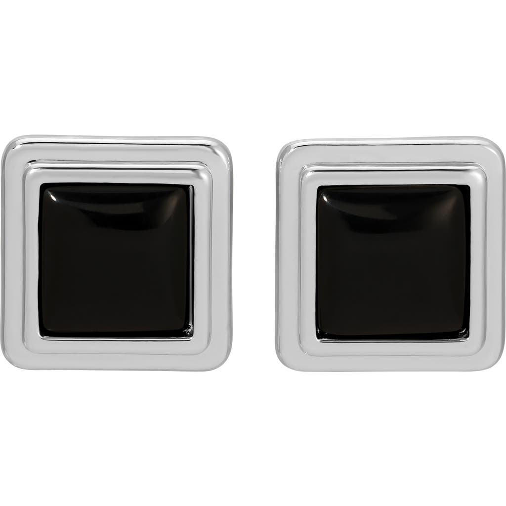 HEAVEN MAYHEM Archer Earrings in Black/silver  product