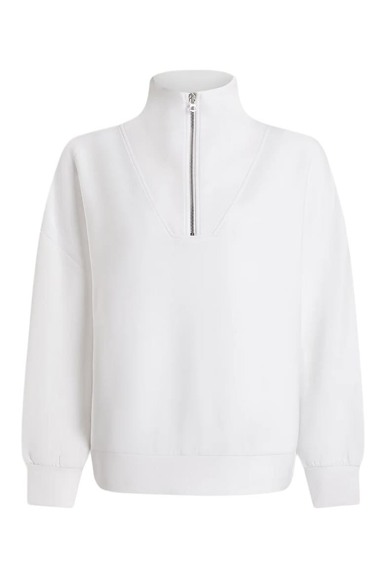 Hawley Half-Zip Sweatshirt, Alternate, color, WHITE