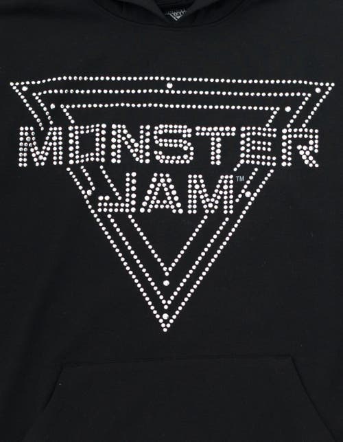 Monster Jam Pullover Hoodie In Black