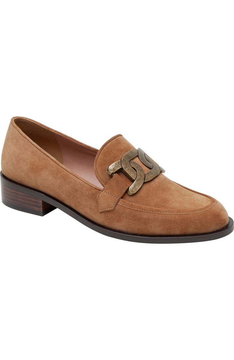 Linea Paolo Melise Chain Loafer, Main, color, Camel