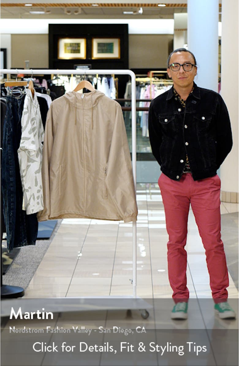 Clouds Hooded Water Repellent Jacket, sales video thumbnail