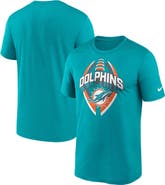 Nike Men's Nike Aqua Miami Dolphins Big & Tall Primetime Legend Icon Performance T-Shirt