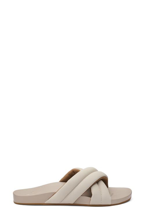 Olukai Hila Water Resistant Slide Sandal In Gray