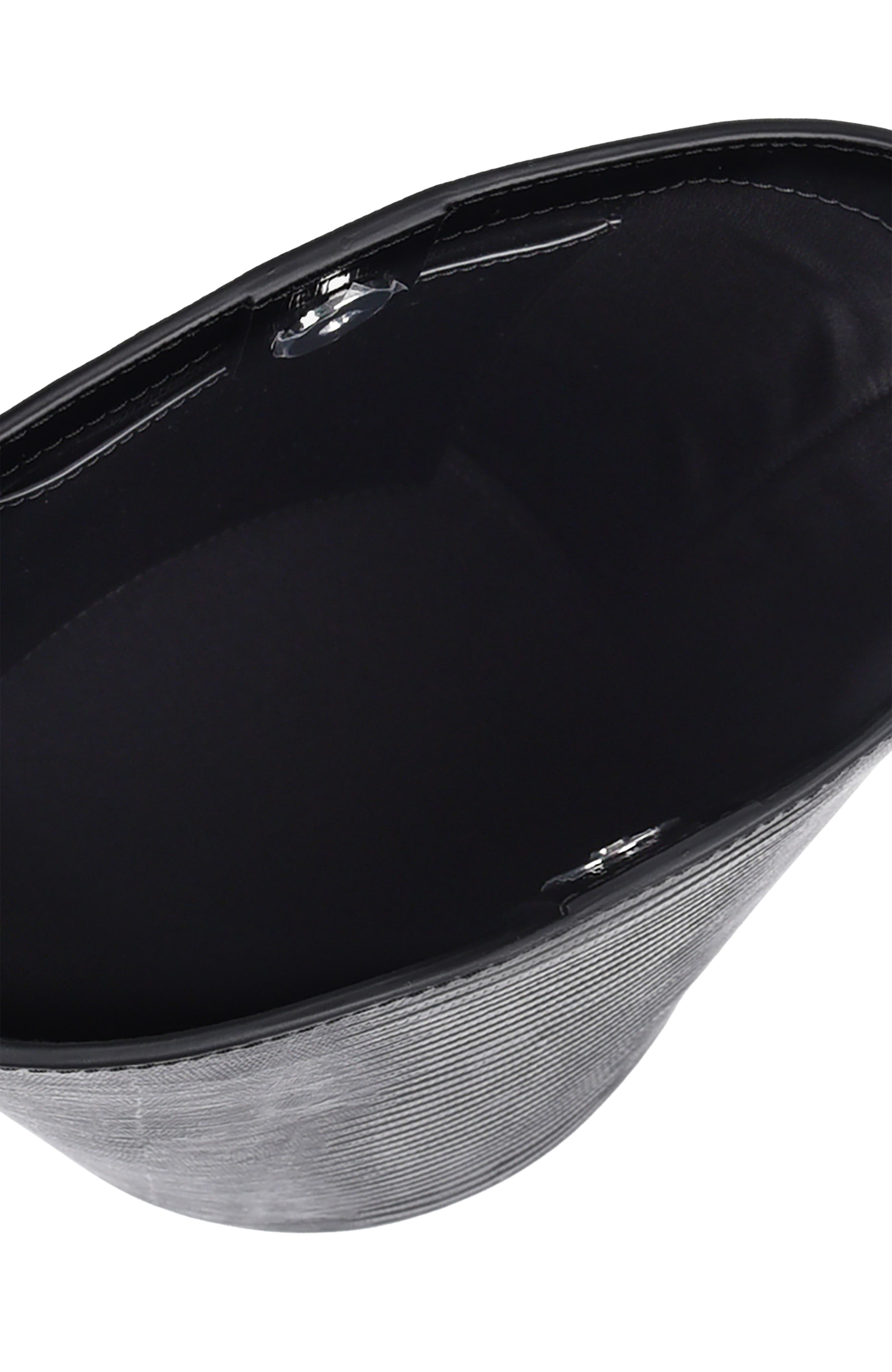 HYER GOODS Upcycled Leather Convertible Mini Bucket Bag, Alternate, color, 