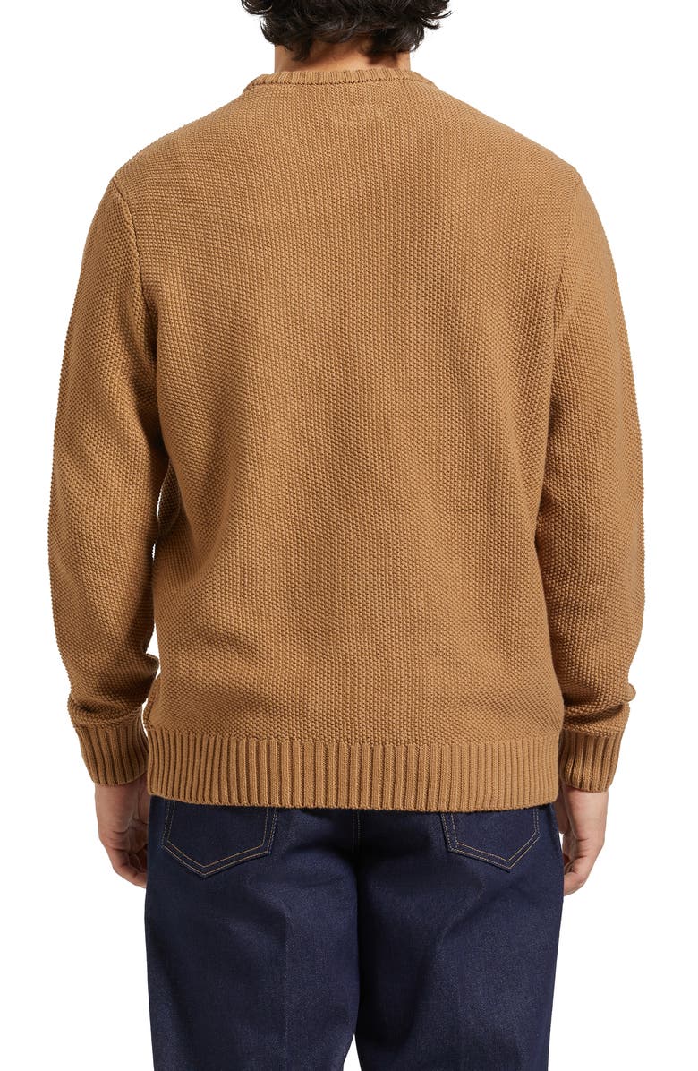 Brixton Jacques Cotton Waffle Stitch Crewneck Sweater, Alternate, color, 