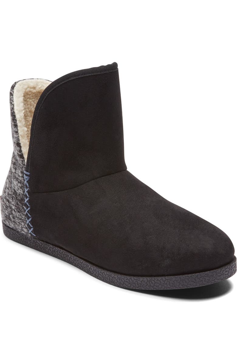 Rockport truTECH Veda Faux Fur Lined Slipper Boot, Main, color,