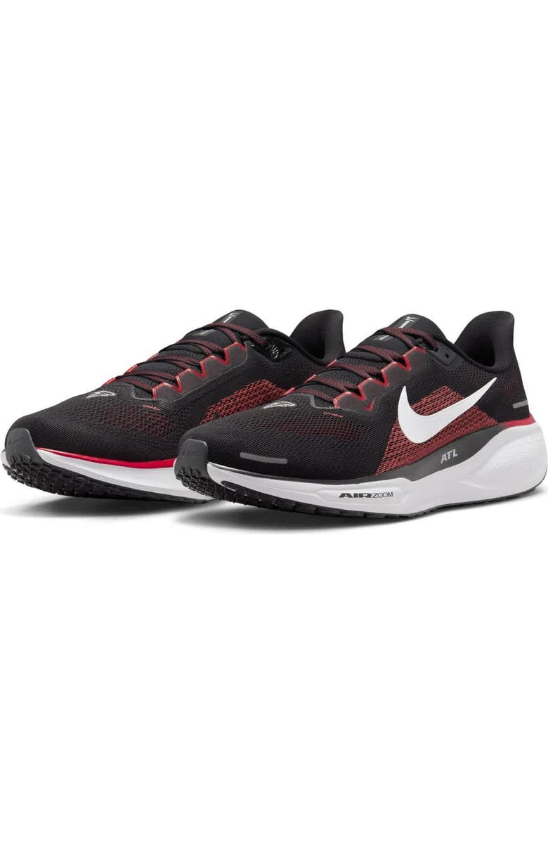 Nike Unisex Nike Black Atlanta Falcons Zoom Pegasus 41 Running Shoes, Alternate, color,