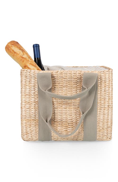 Picnic Time Parisian Picnic Basket In Green