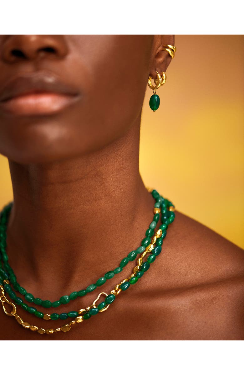 Monica Vinader Rio Beaded Necklace, Alternate, color, 18Ct Gold Vermeil On Sterling