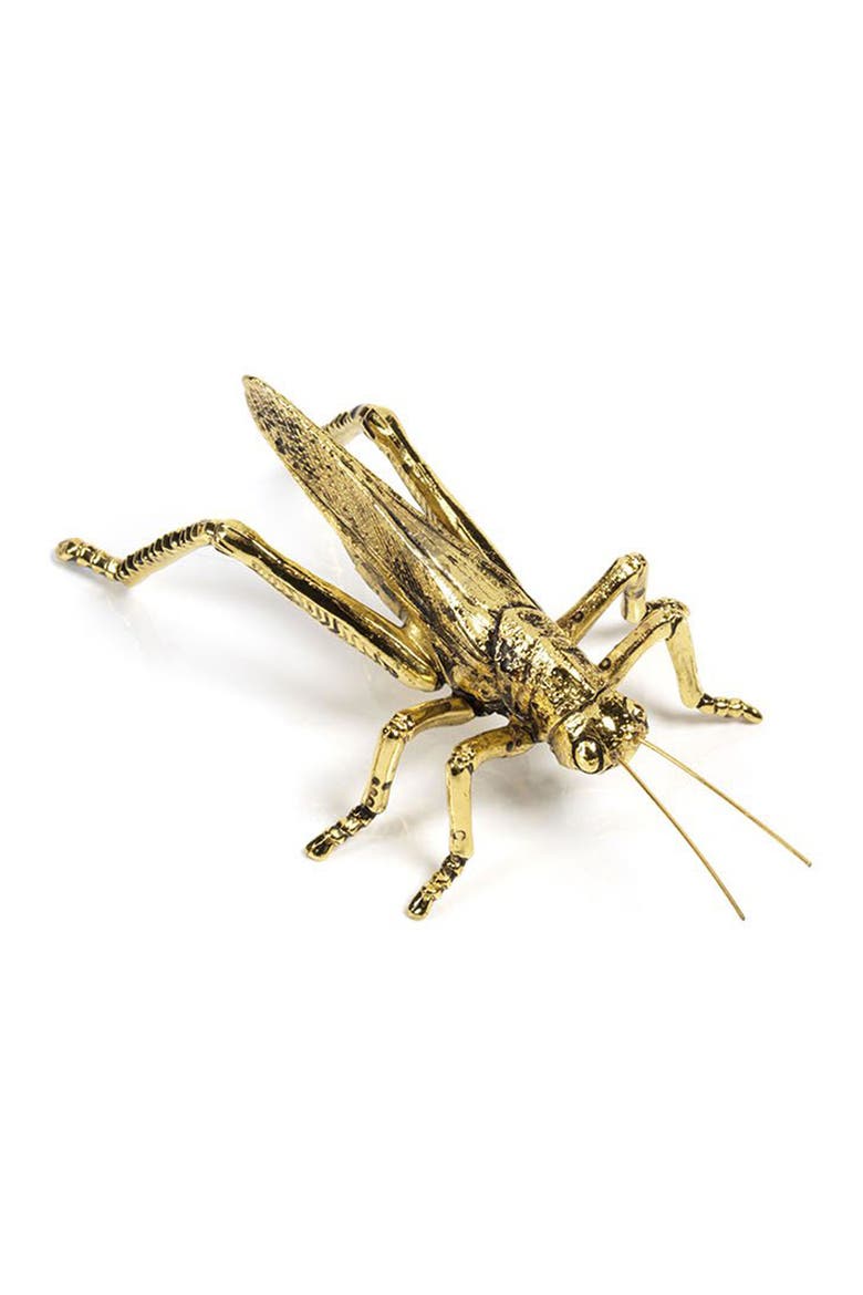 Decorative Antique Grasshopper, Main, color, GOLD