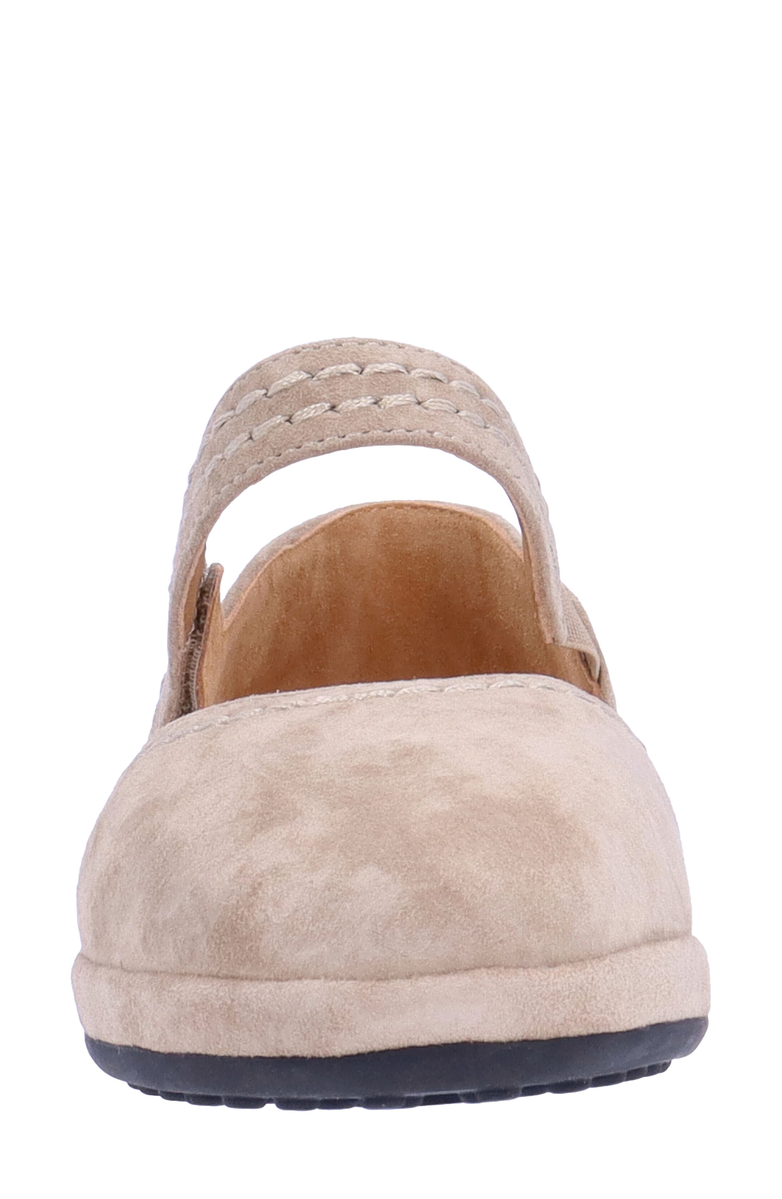 Ankle Strap Flat, Alternate, color, TAUPE