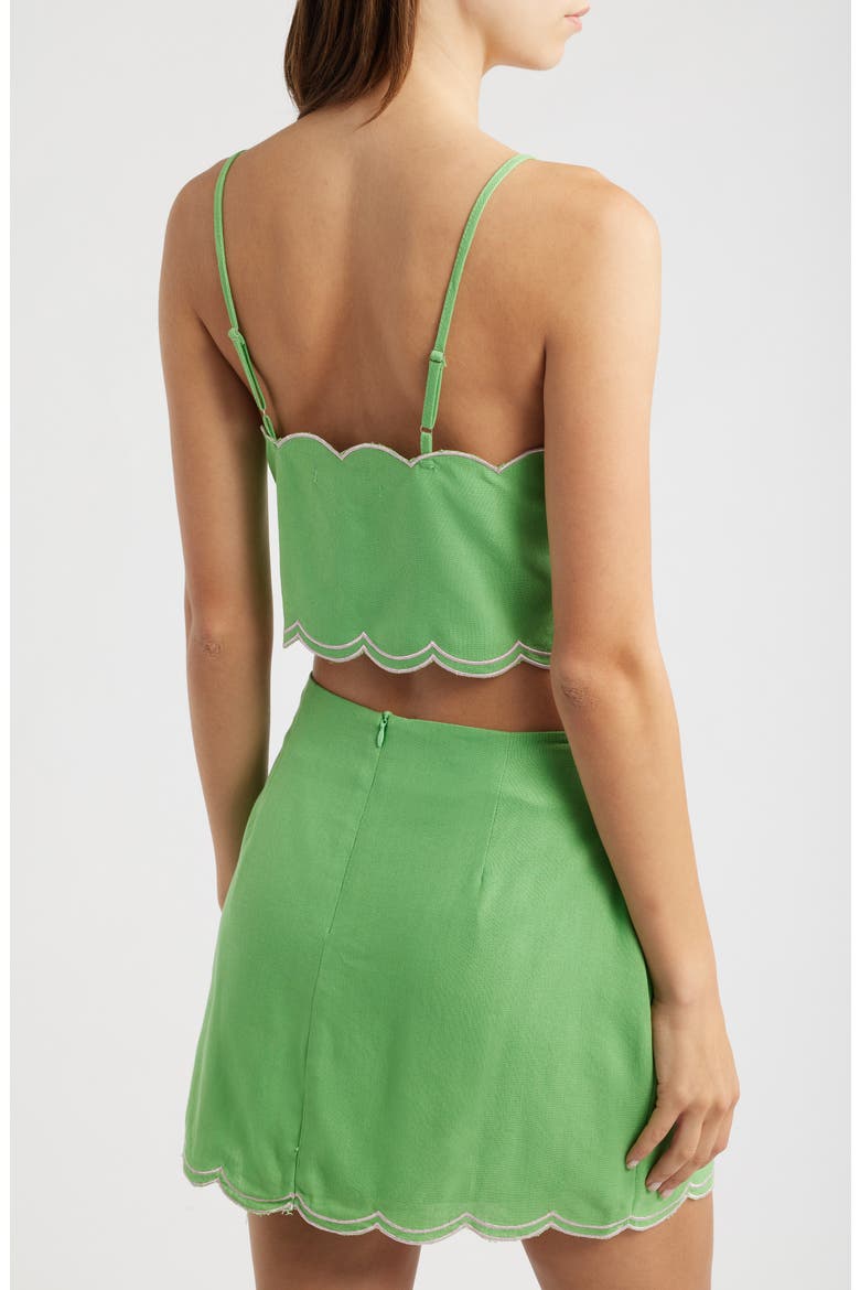 Muro Scallop Top, Alternate, color, GREEN