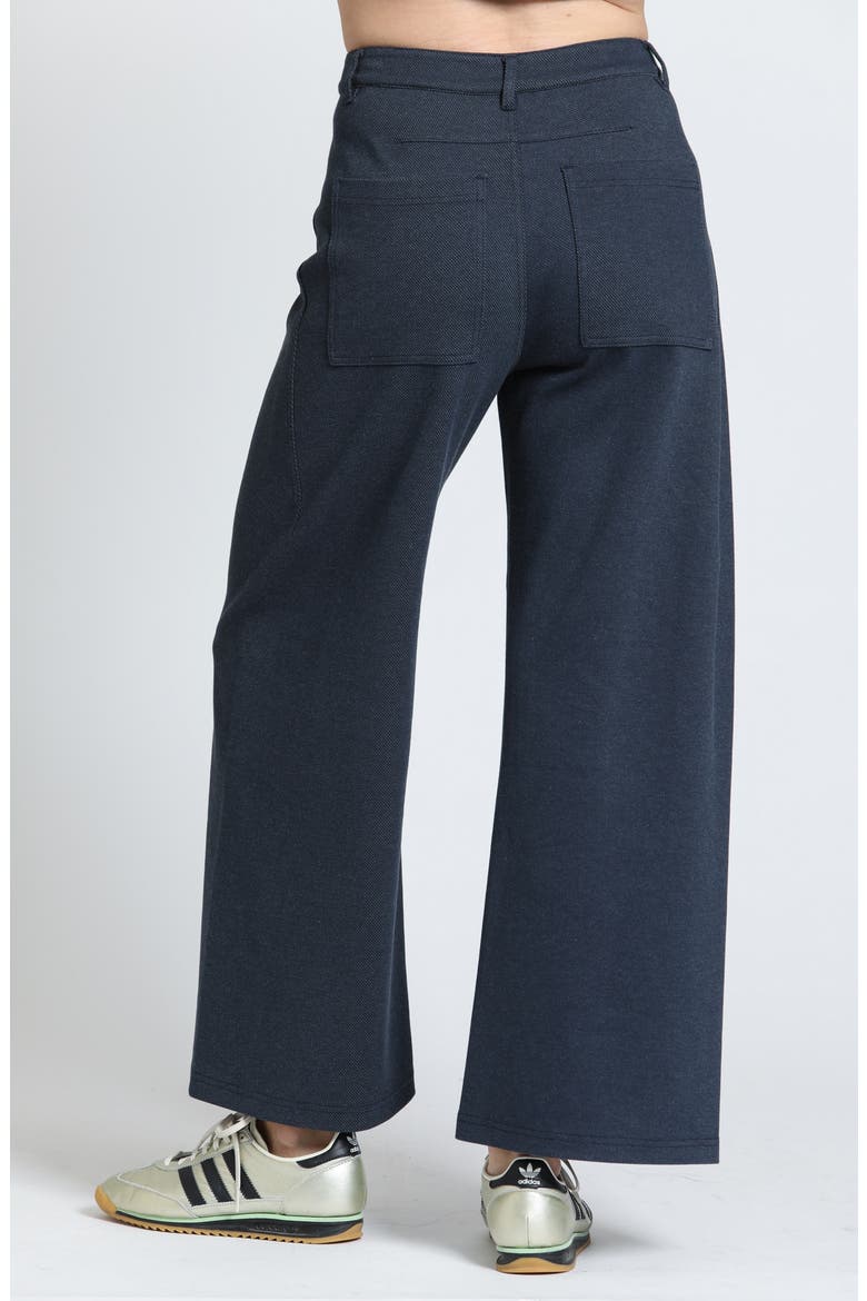 Barrel Leg Knit Ankle Pants, Alternate, color, MIDNIGHT INDIGO