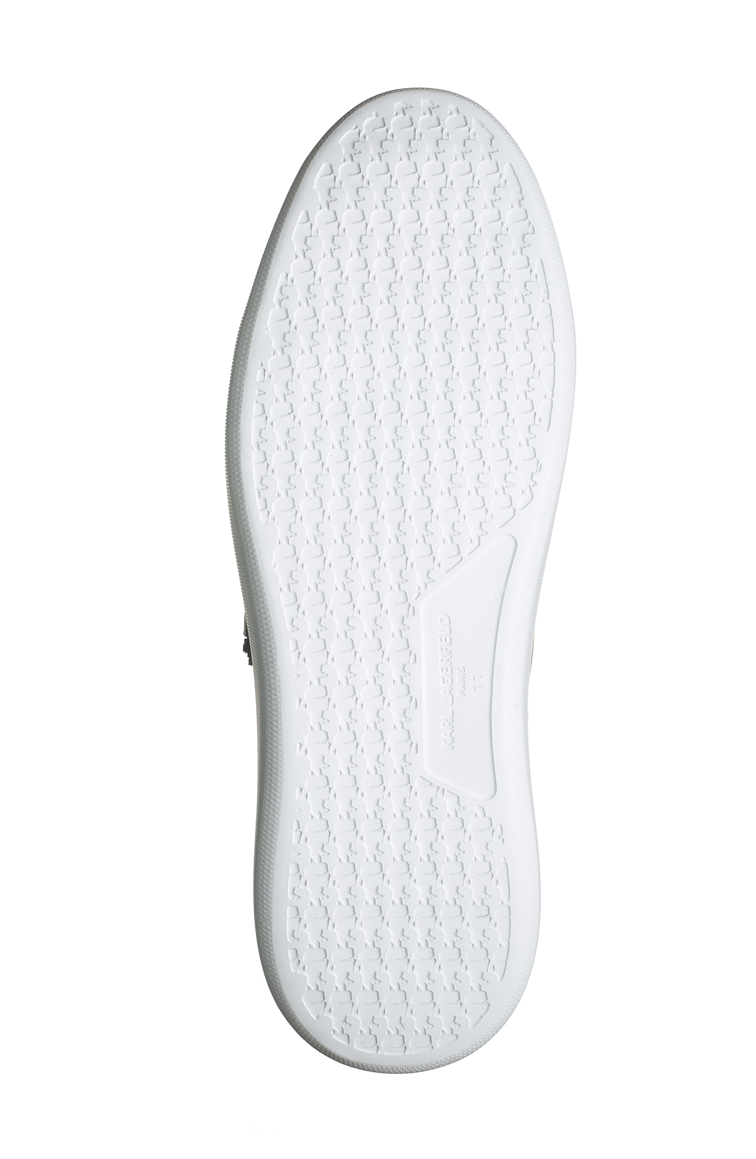 KARL LAGERFELD PARIS Karl Head Sneaker, Alternate, color, Black