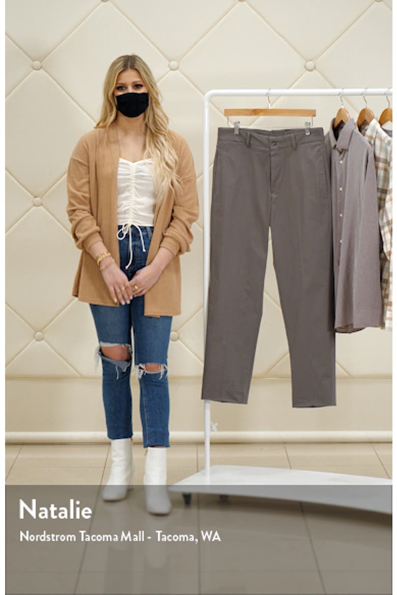 Charleston Khakis Flat Front Stretch Sateen Pants video