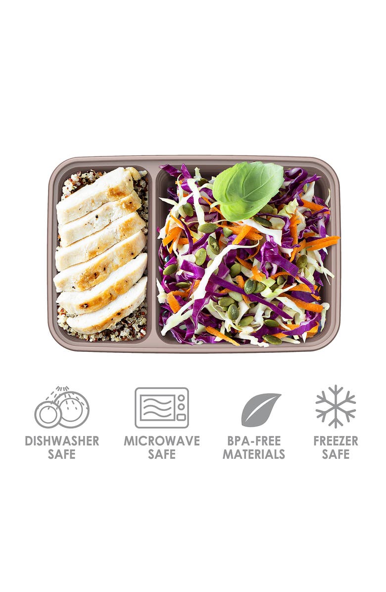 BENTGO 60-Piece Meal Prep & Lunch Bag Set, Alternate, color, Metallic