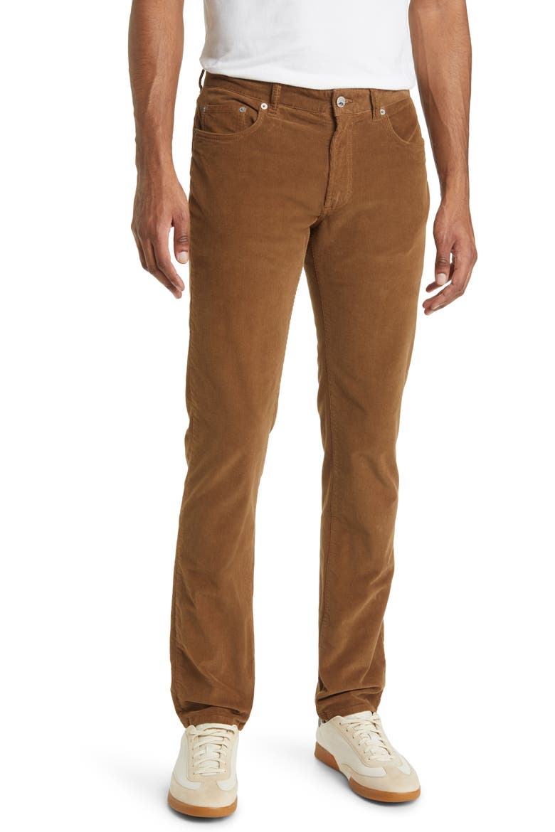 Stretch Corduroy Pants, Main, color, MOUNTAIN BROWN