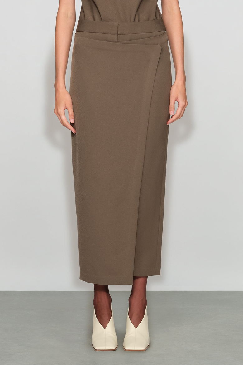 Simon Suiting Skirt, Alternate, color, mushroom