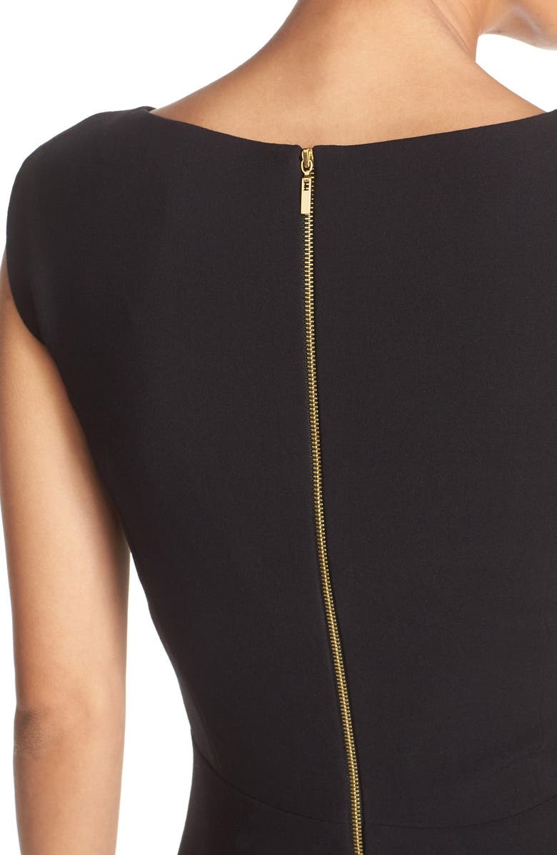 Tahari Woven Fit & Flare Dress, Alternate, color, 