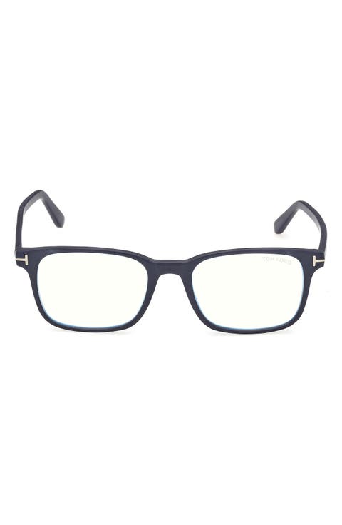51mm Square Blue Light Blocking Glasses