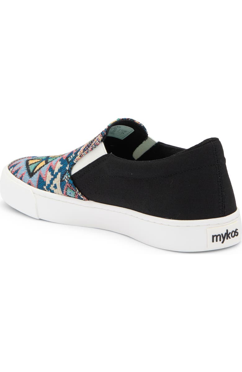 Mykos Piper Slip-On Sneaker, Alternate, color, Black/ Multi