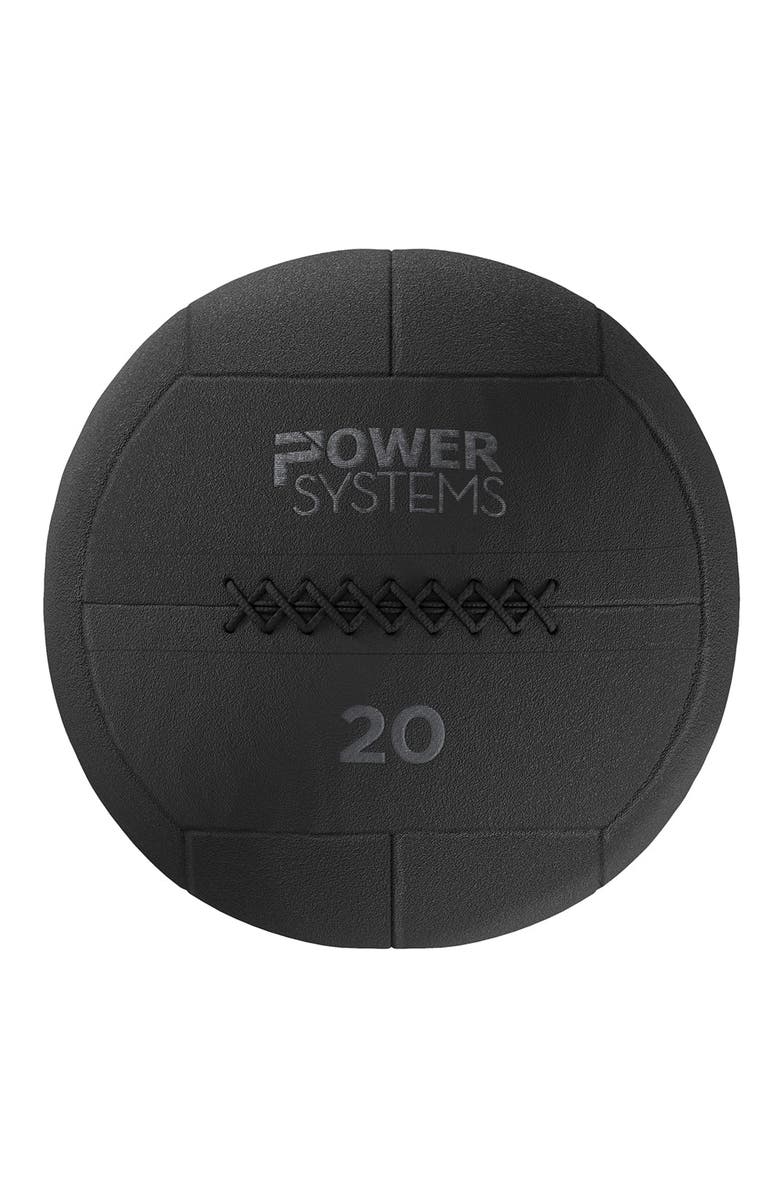 Power Systems Ballistic Ball, 14 Tough Soft-Shell Medicine Ball for Training & Fitness, Main, color, Black