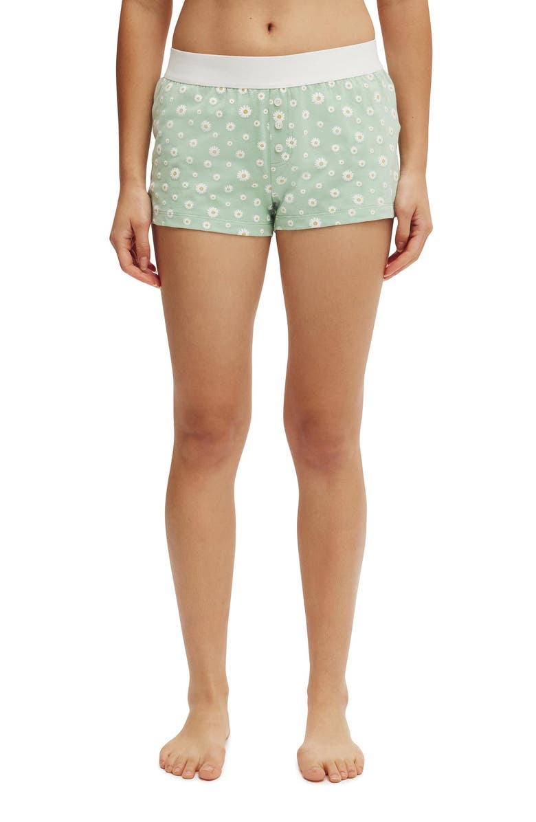 COTTON ON BODY Women's Dreamy Soft Boyshort, Main, color, Spring Daisy