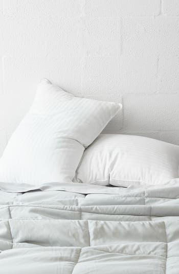 HOME SPUN Plush Down Alternative Gel Fiber Pillows - Pack of 2