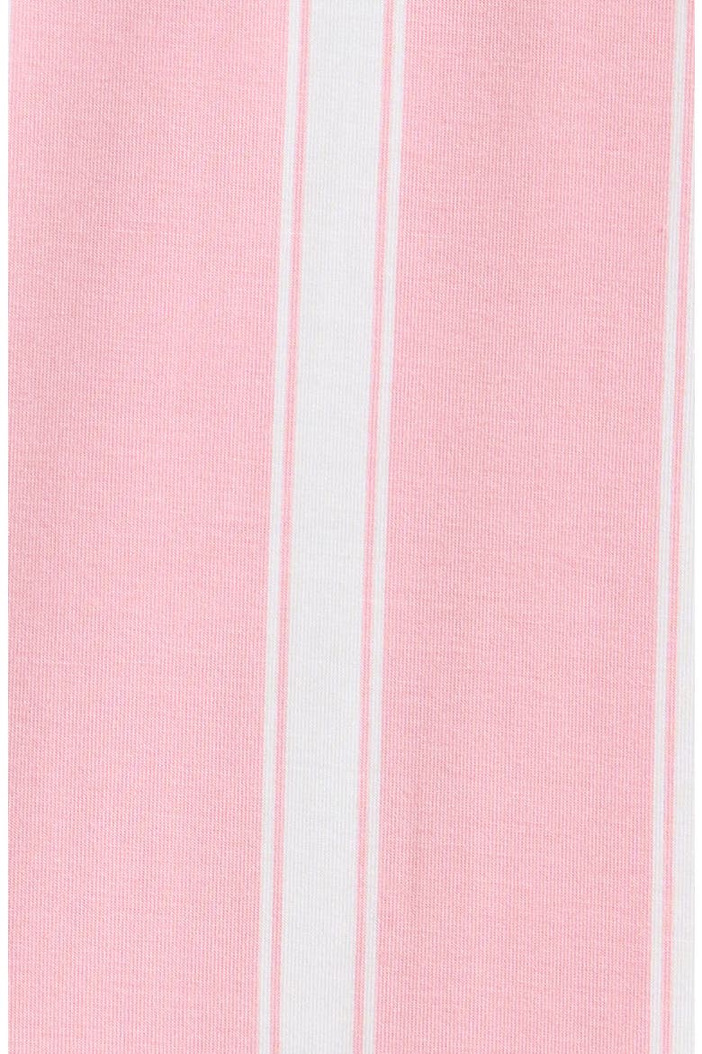 Moonlight Eco Crop Pajamas, Alternate, color, PINK- IVORY RIVIERA STRIPE