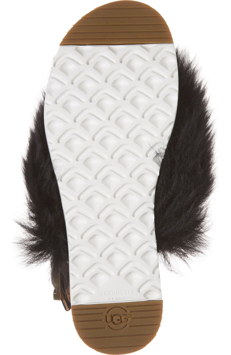 UGG<sup>®</sup> Holly Genuine Shearling Sandal, Alternate, color,