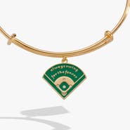 Alex and Ani "Always Swing for the Fences" Charm Bangle